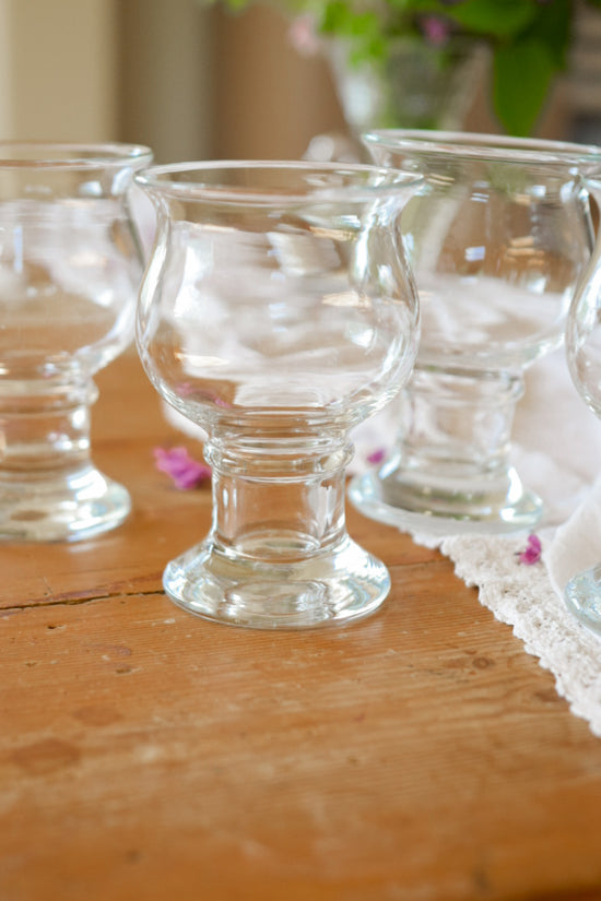 Set med 6st stora ölglas, Baron från Boda, Rolf Sinnemark