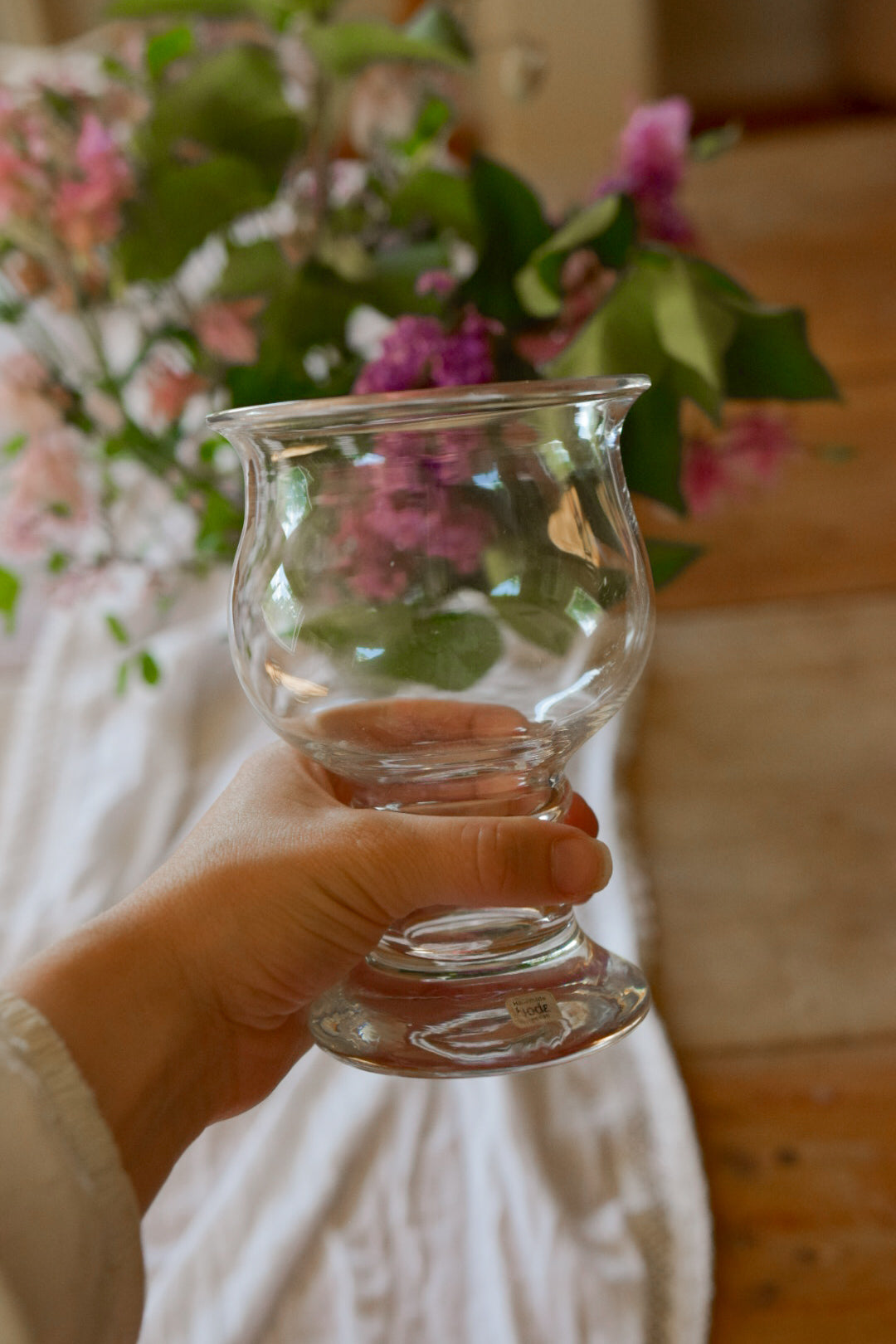 Set med 6st stora ölglas, Baron från Boda, Rolf Sinnemark