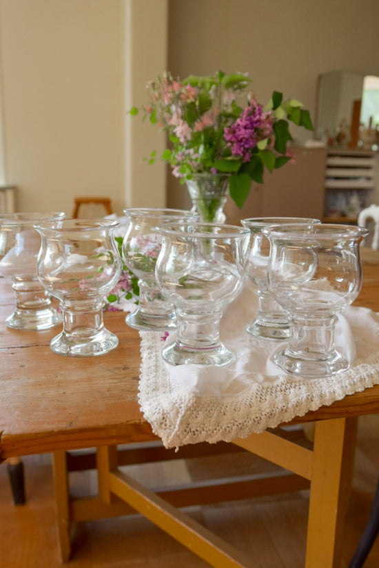 Set med 6st stora ölglas, Baron från Boda, Rolf Sinnemark